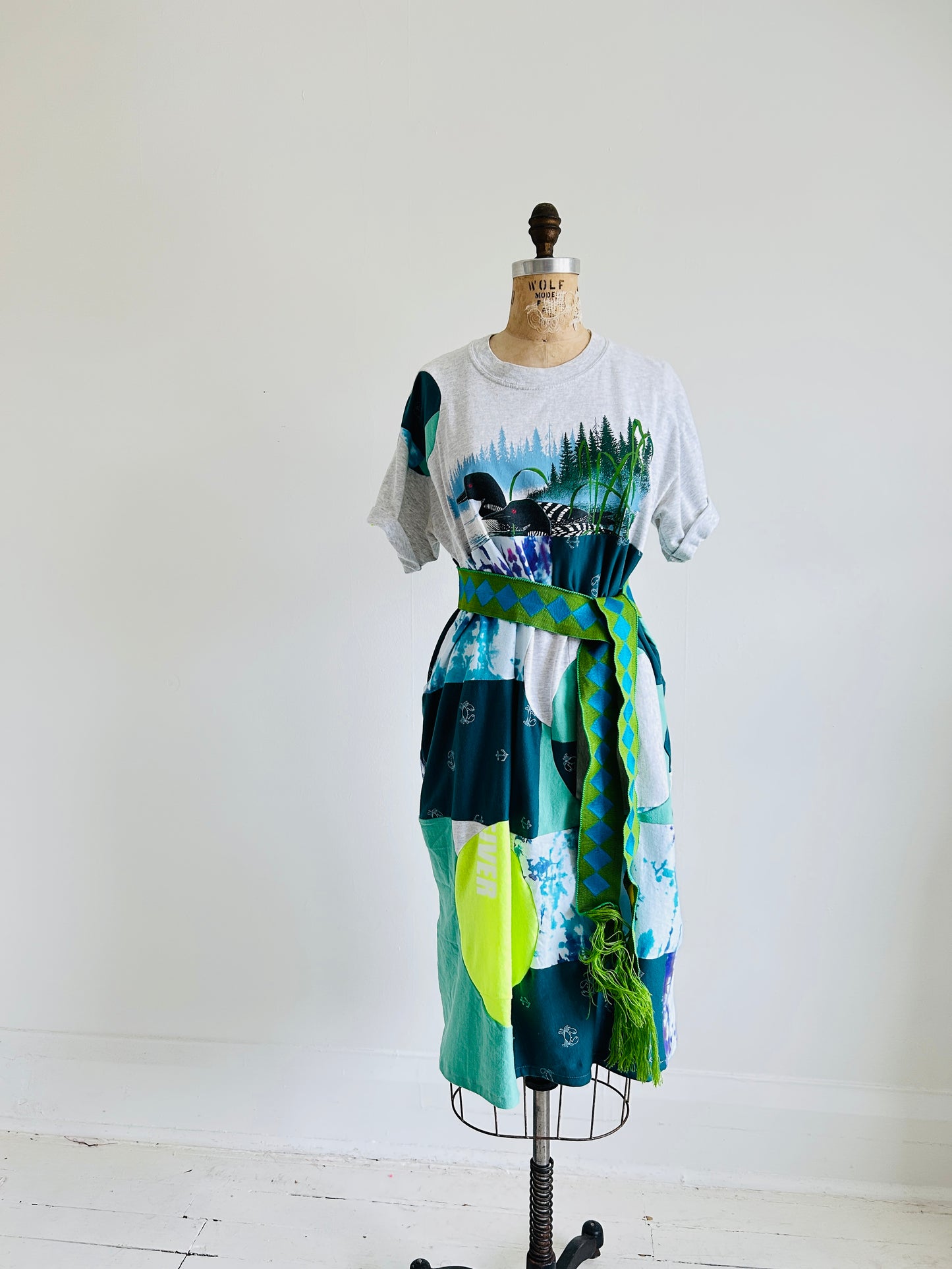Vintage & Upcycled Tshirt Dress Size M/L #TDRESS2
