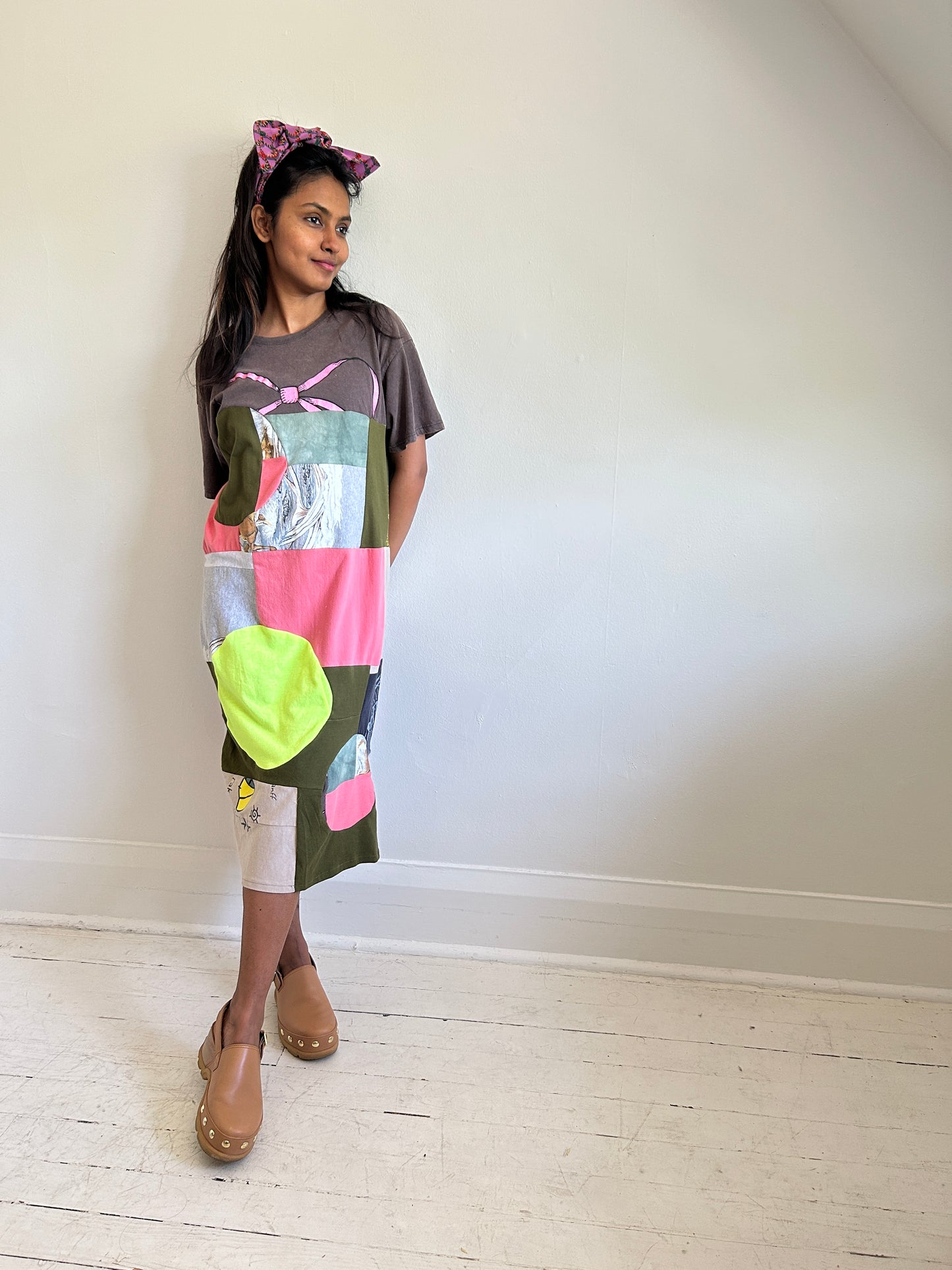 Vintage & Upcycled Tshirt Dress Size S/M #TDRESS7