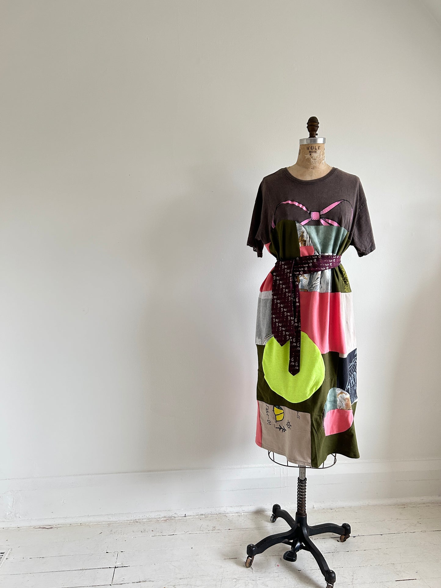 Vintage & Upcycled Tshirt Dress Size S/M #TDRESS7