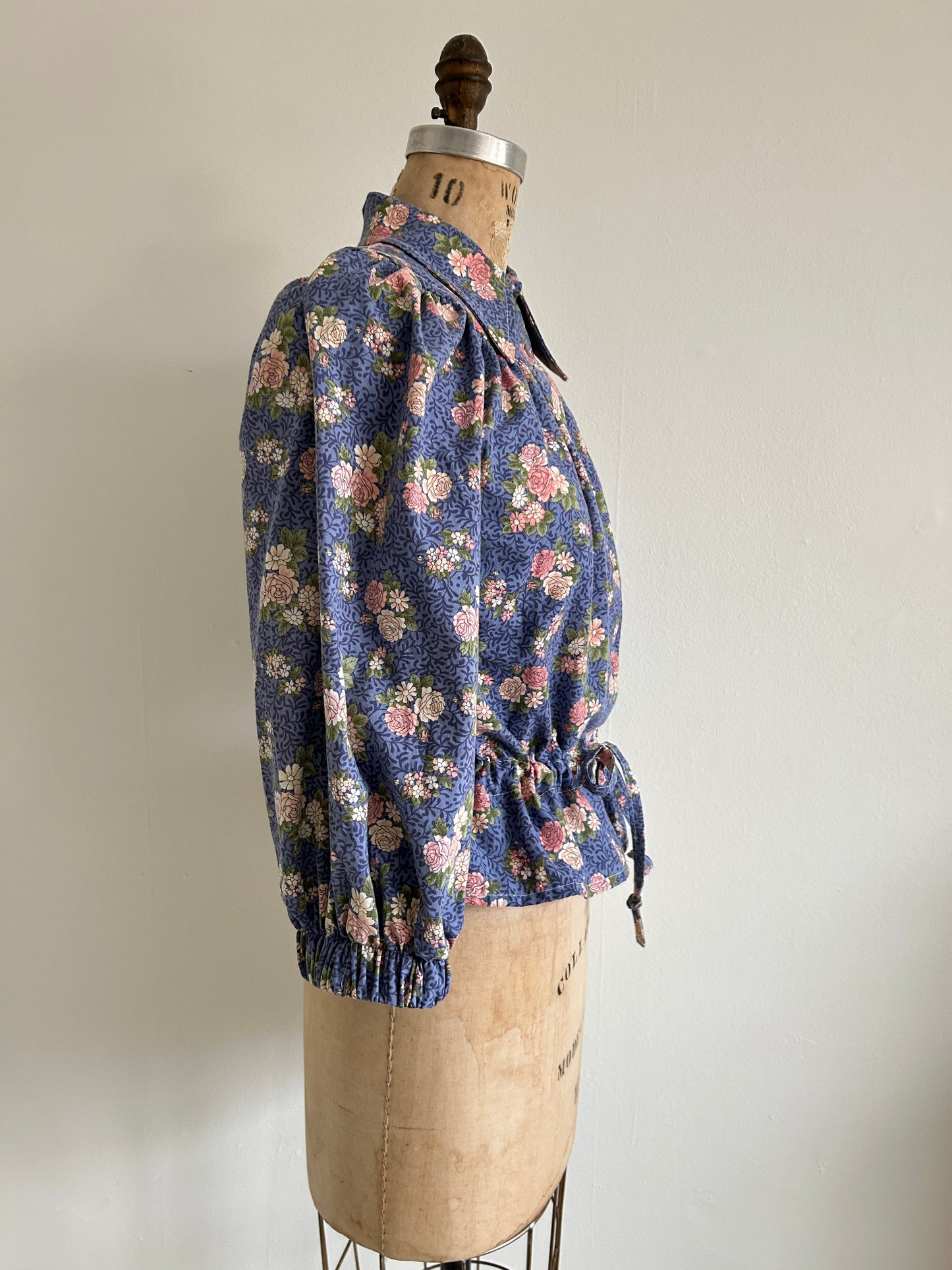 Jorgen Blouse - One of a Kind Upcycled Cotton Buttondown Size XS #JOR1