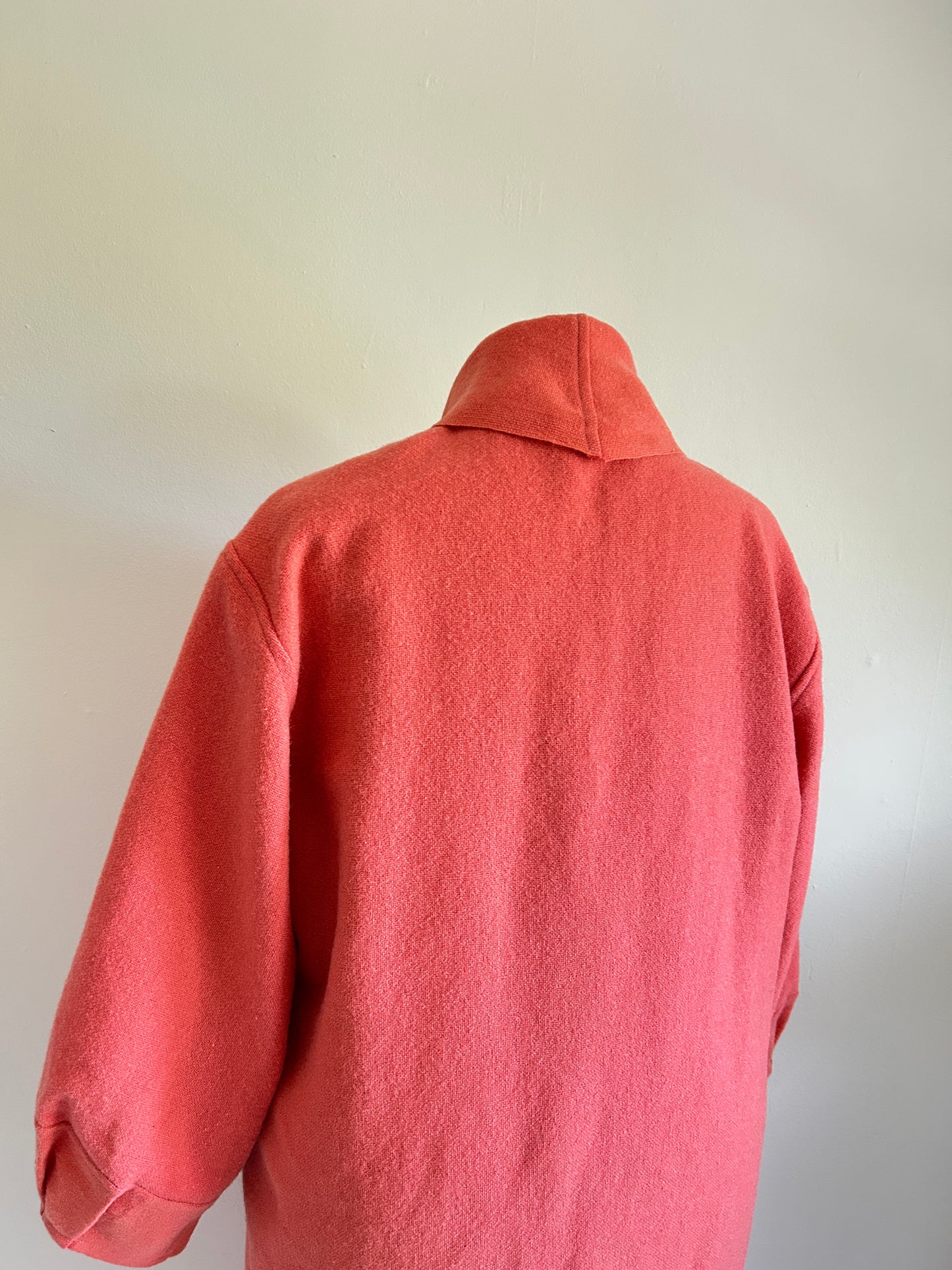 Vivianne Duster with Upcycled Vintage Wool Blanket Size 2X/3X #VIVW17