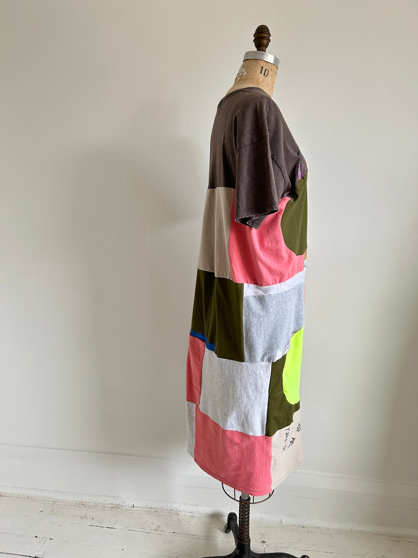 Vintage & Upcycled Tshirt Dress Size S/M #TDRESS7