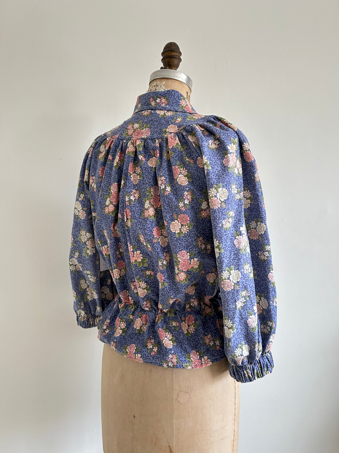 Jorgen Blouse - One of a Kind Upcycled Cotton Buttondown Size XS #JOR1