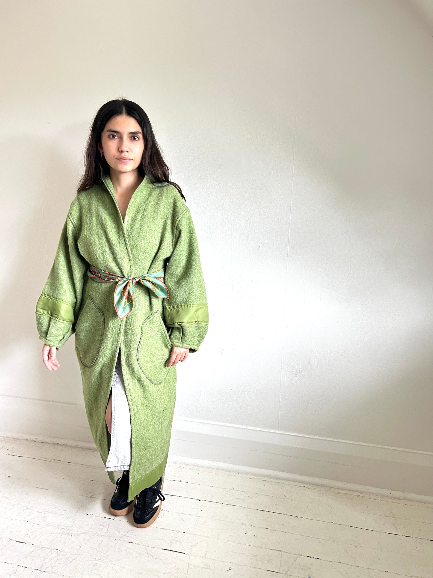 Vivianne Duster with Upcycled Vintage Wool Size S/M #VIVW7