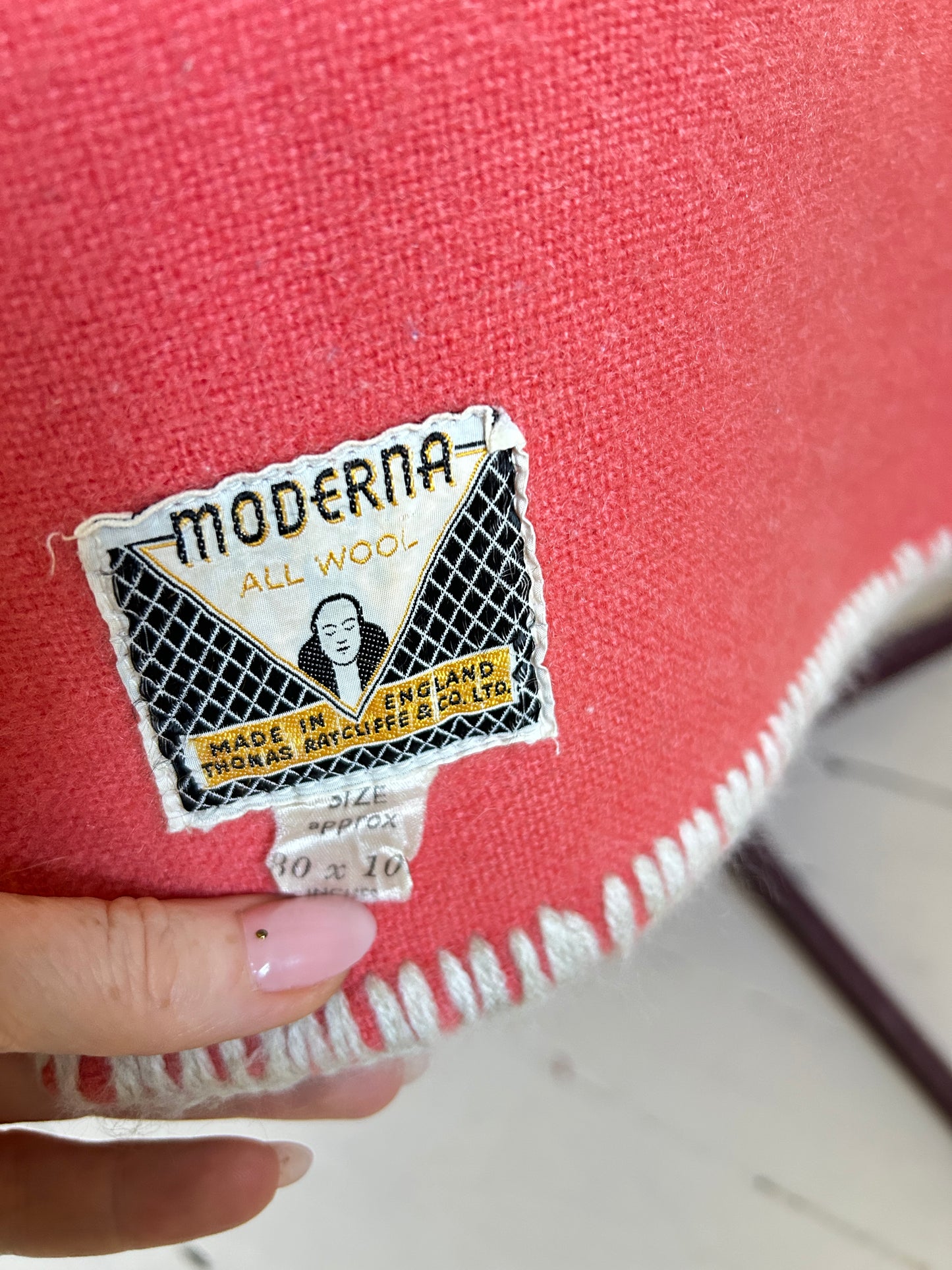 Vivianne Duster with Upcycled Vintage Wool Blanket Size 2X/3X #VIVW17