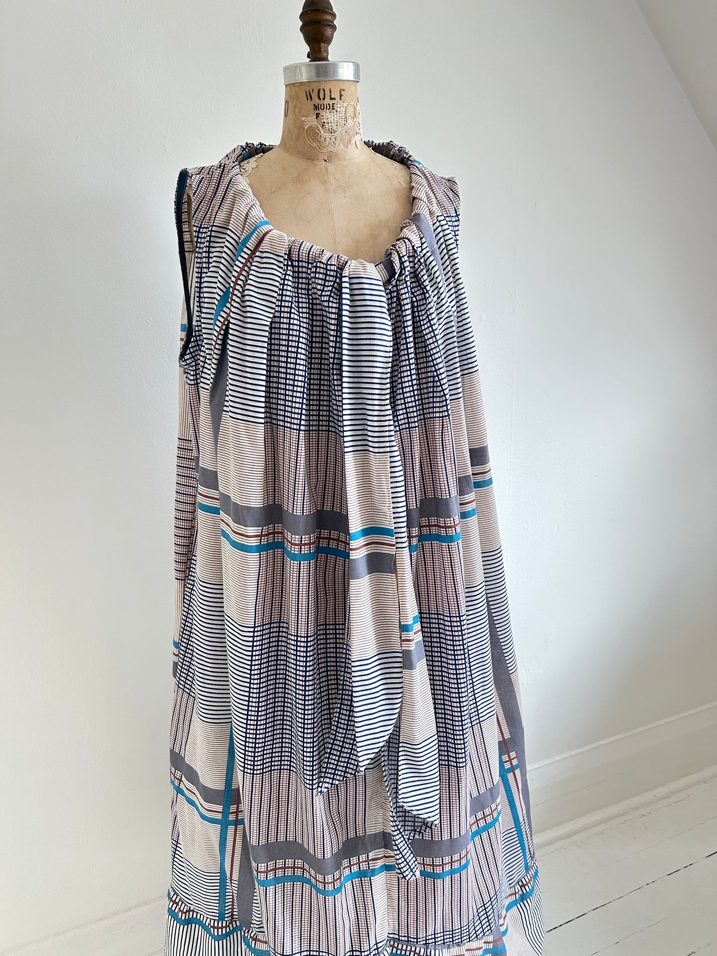 Marlowe Maxi Dress with Upcycled Cotton Blend O/S # MAR3