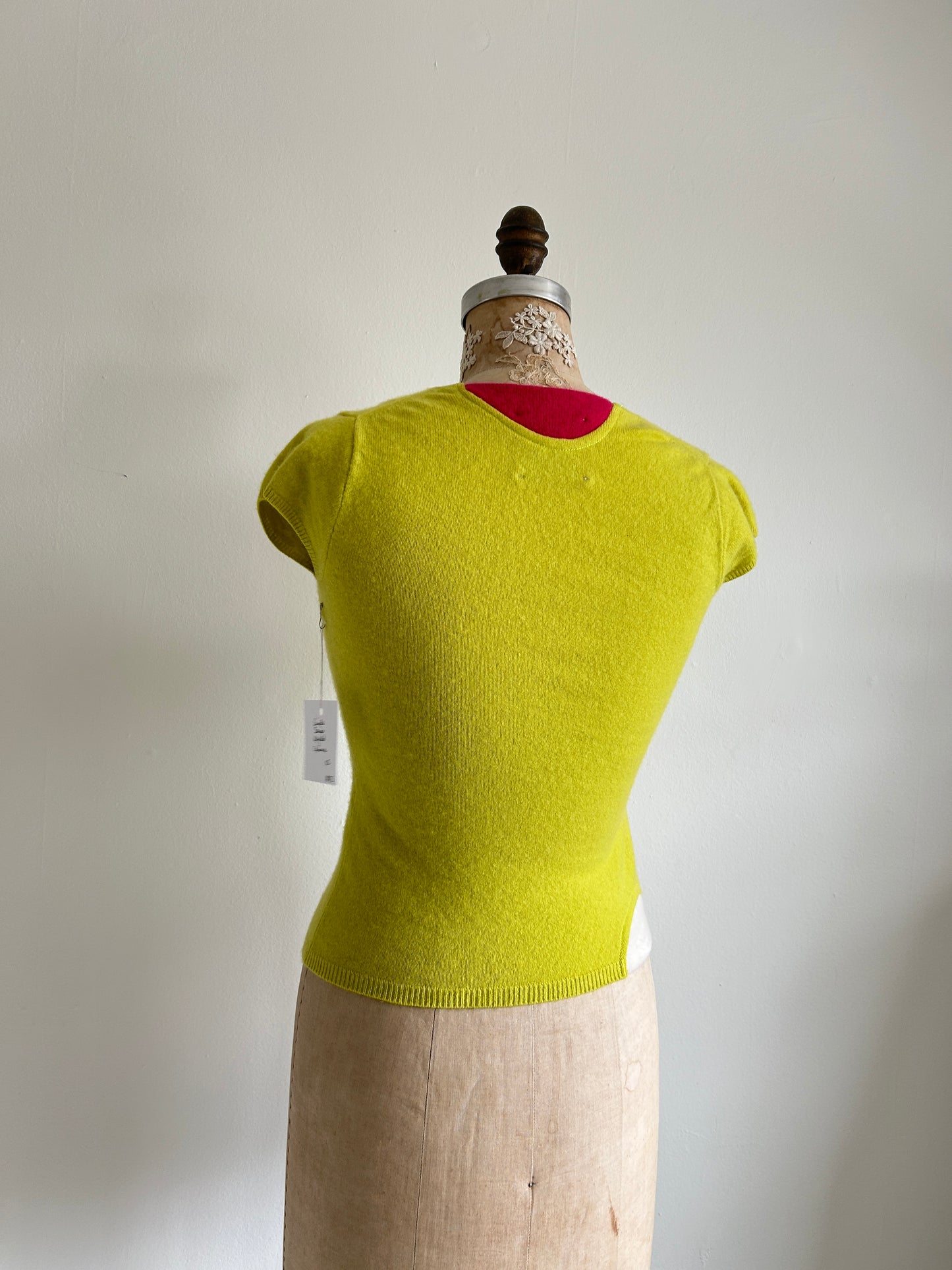 Abstract Art Patched Upcycled Cashmere Size XS #ART1