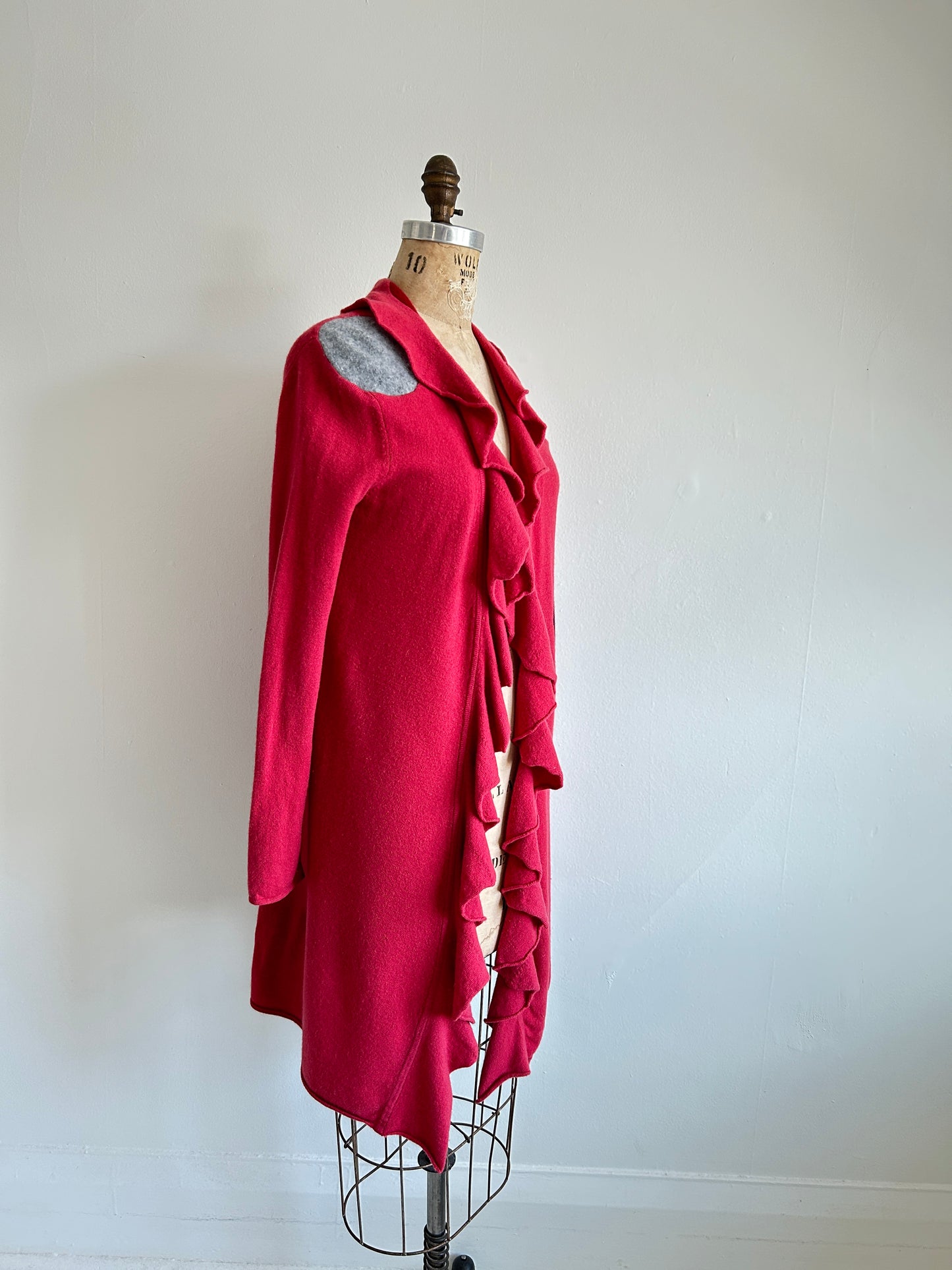 Abstract Art Patched Upcycled Cashmere Size S/M #CASSM17