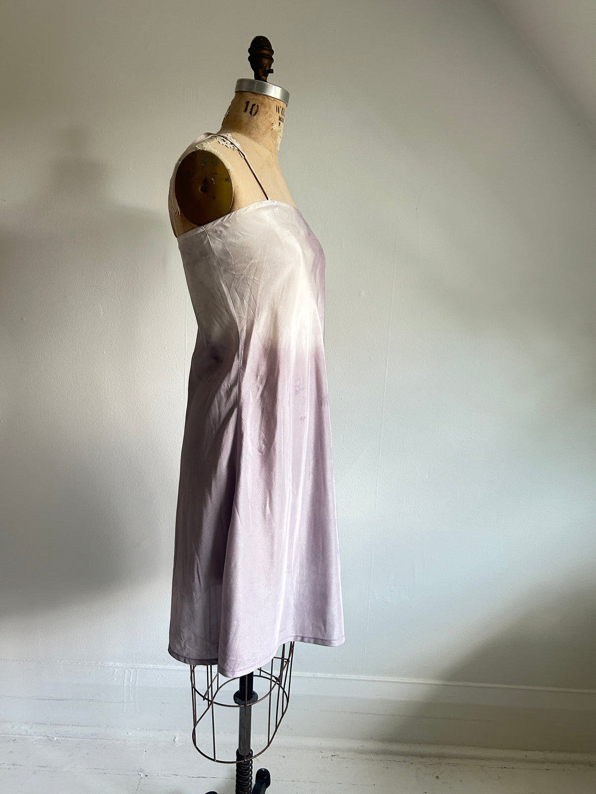 Hand Dyed Vintage Handmade Slip Dress Size XS #VIN14