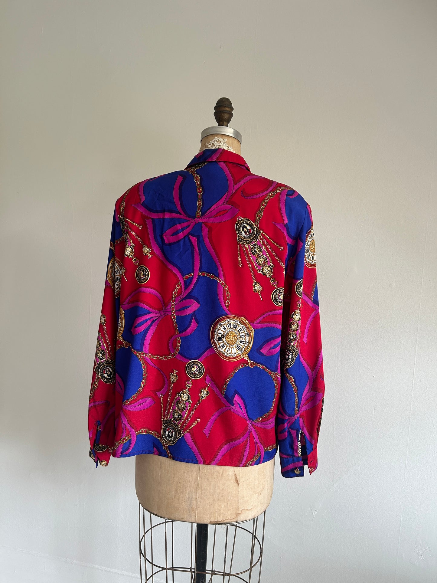 Vintage Braemar by Jeremy Scott Blouse Size L/XL #VIN11