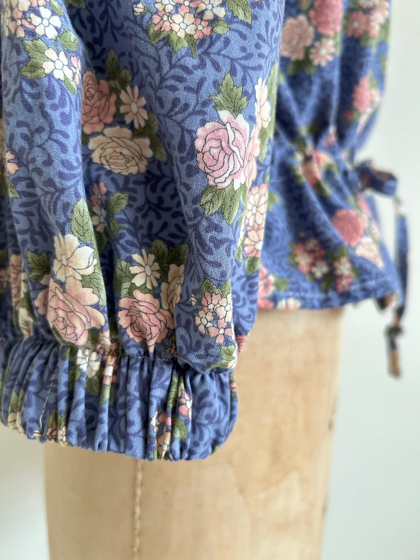 Jorgen Blouse - One of a Kind Upcycled Cotton Buttondown Size XS #JOR1