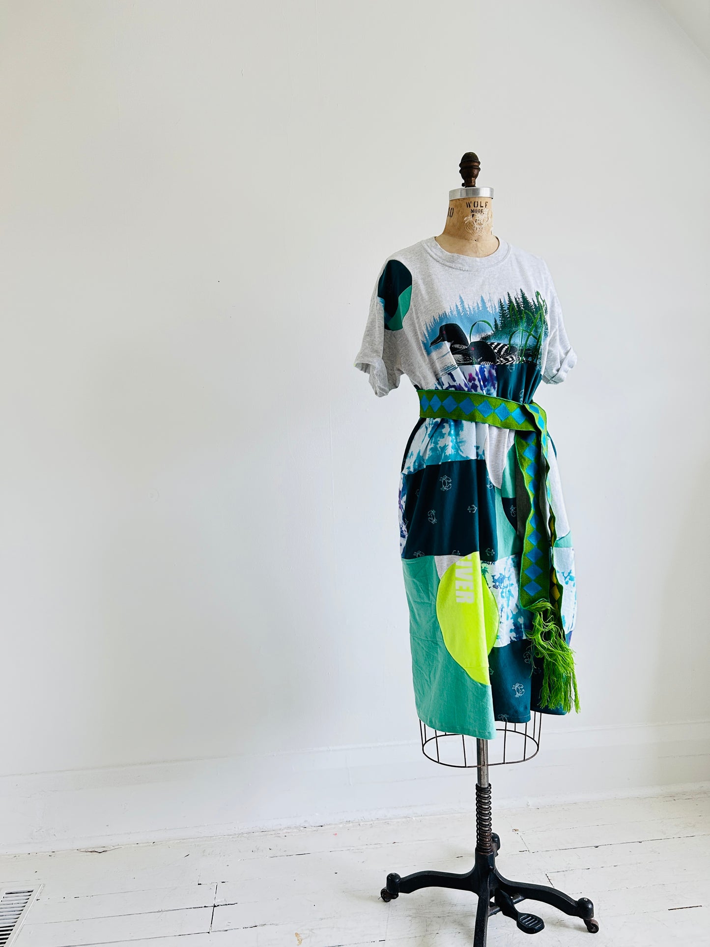 Vintage & Upcycled Tshirt Dress Size M/L #TDRESS2