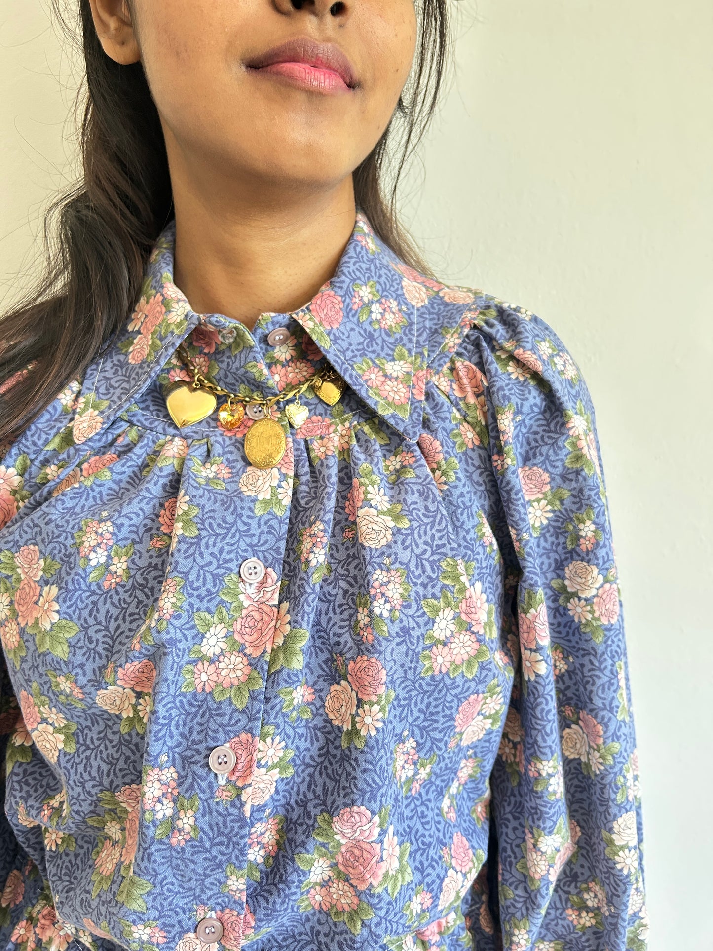 Jorgen Blouse - One of a Kind Upcycled Cotton Buttondown Size XS #JOR1