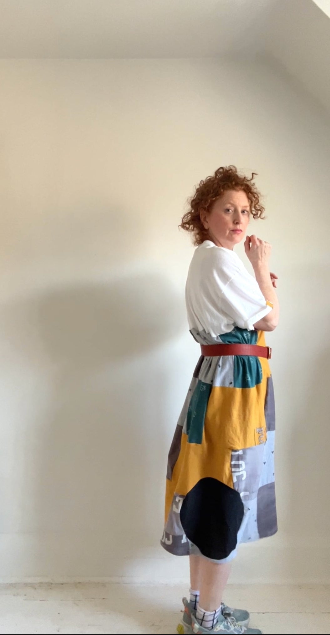 Vintage & Upcycled Tshirt Dress Size XL/2X #TDRESS1