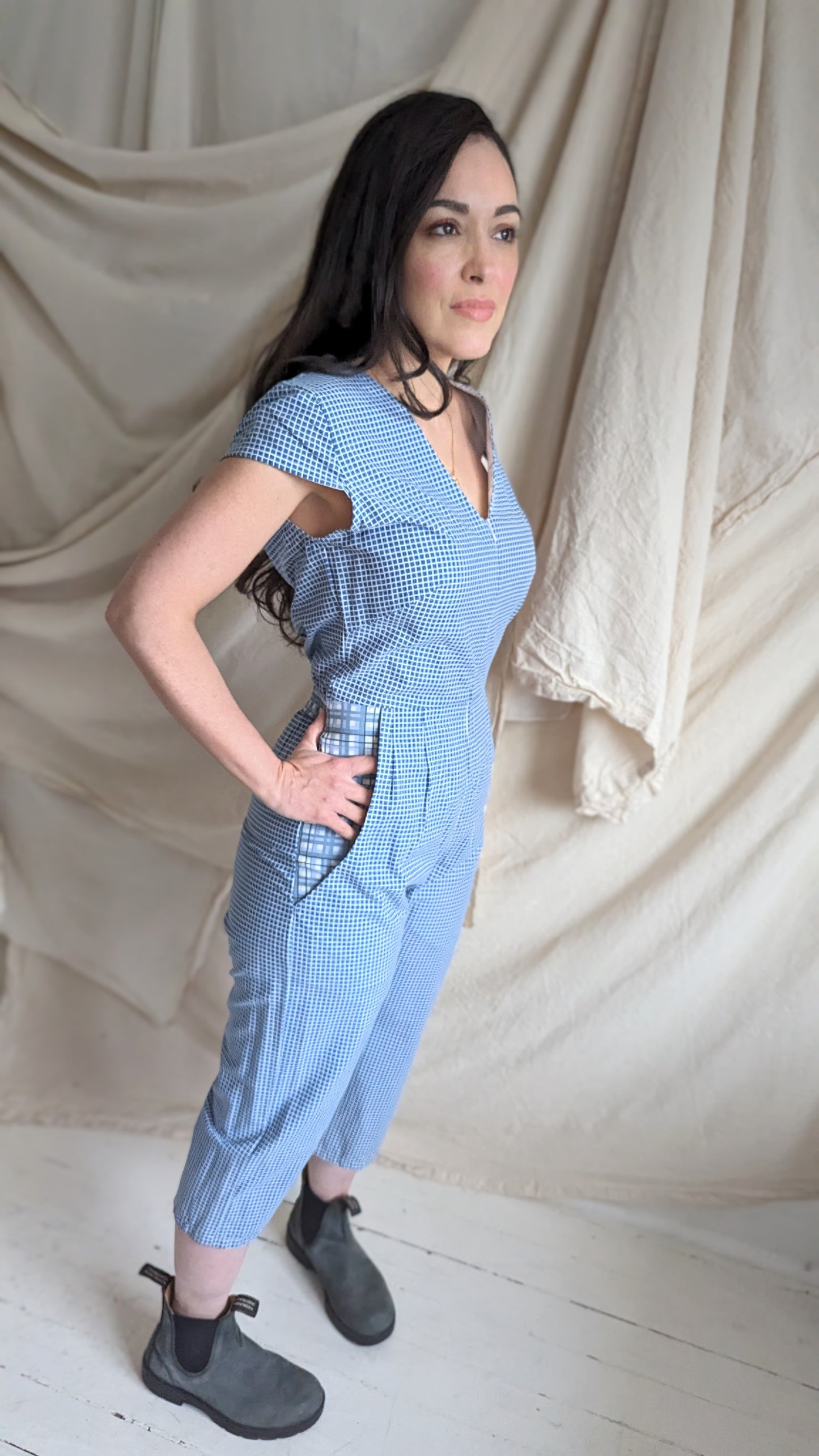 Francis Jumpsuit ~ Upcycled Cotton Size XS #FRAN14