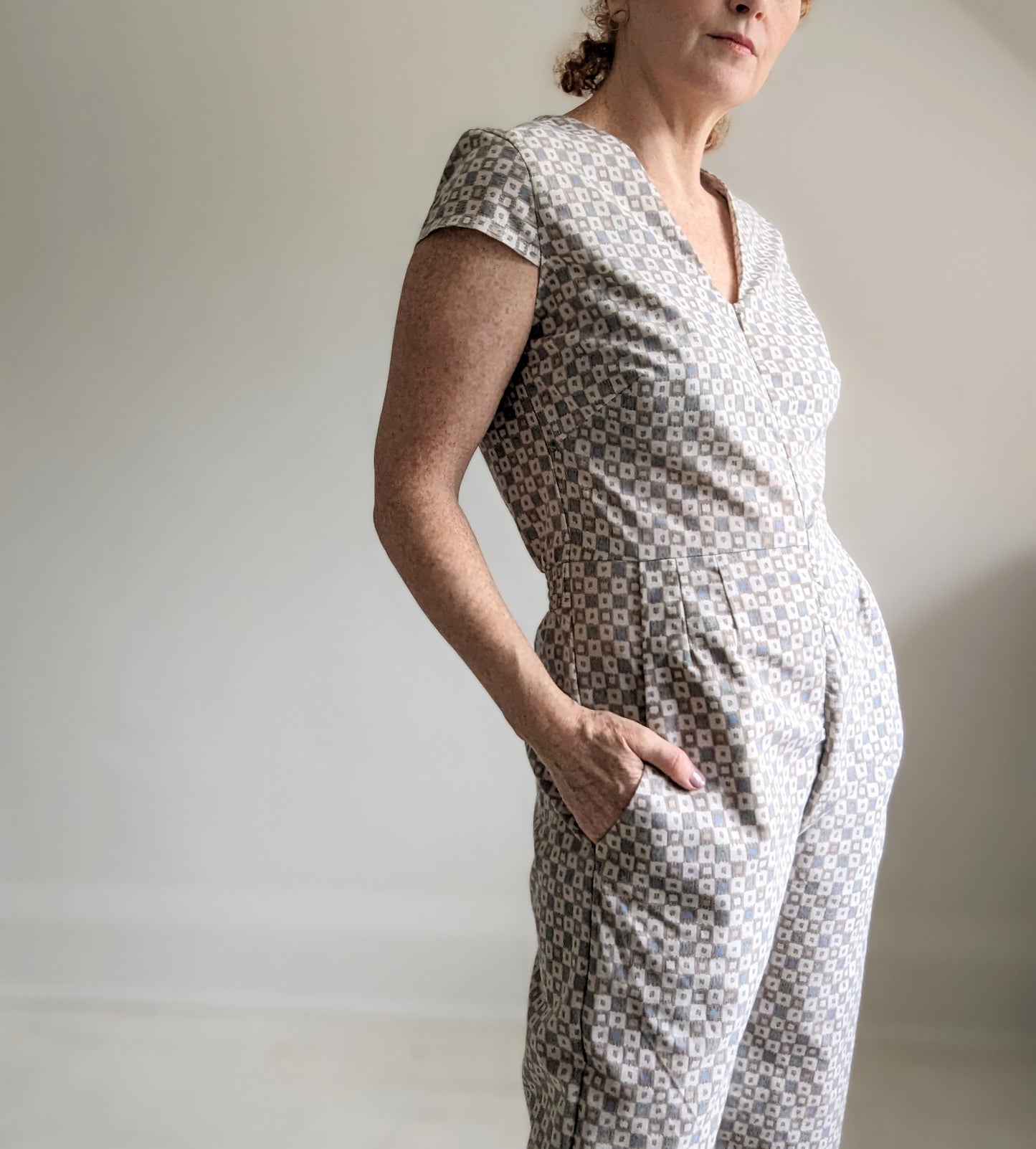 Francis Jumpsuit ~ Upcycled Cotton Size M #FRAN4