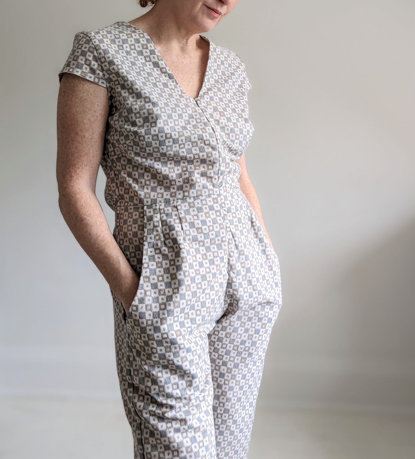 Francis Jumpsuit ~ Upcycled Cotton Size M #FRAN4