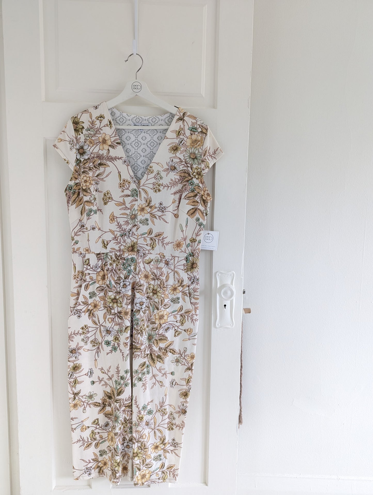 Francis Jumpsuit ~ Upcycled Cotton Size L #FRAN10