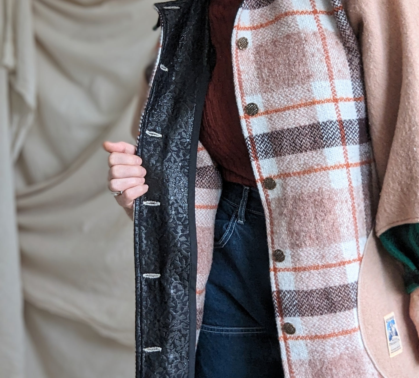 Inga Jacket with Vintage Wool M/L #INGA7