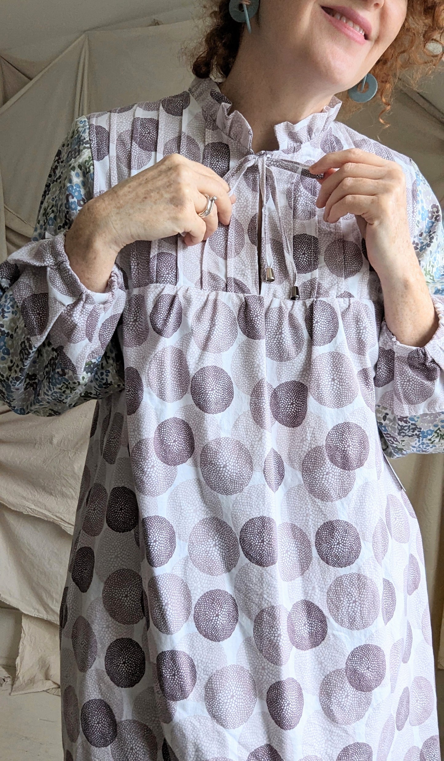 Meg Tunic with Upcycled Fabrics XL/2X #MEGTU12