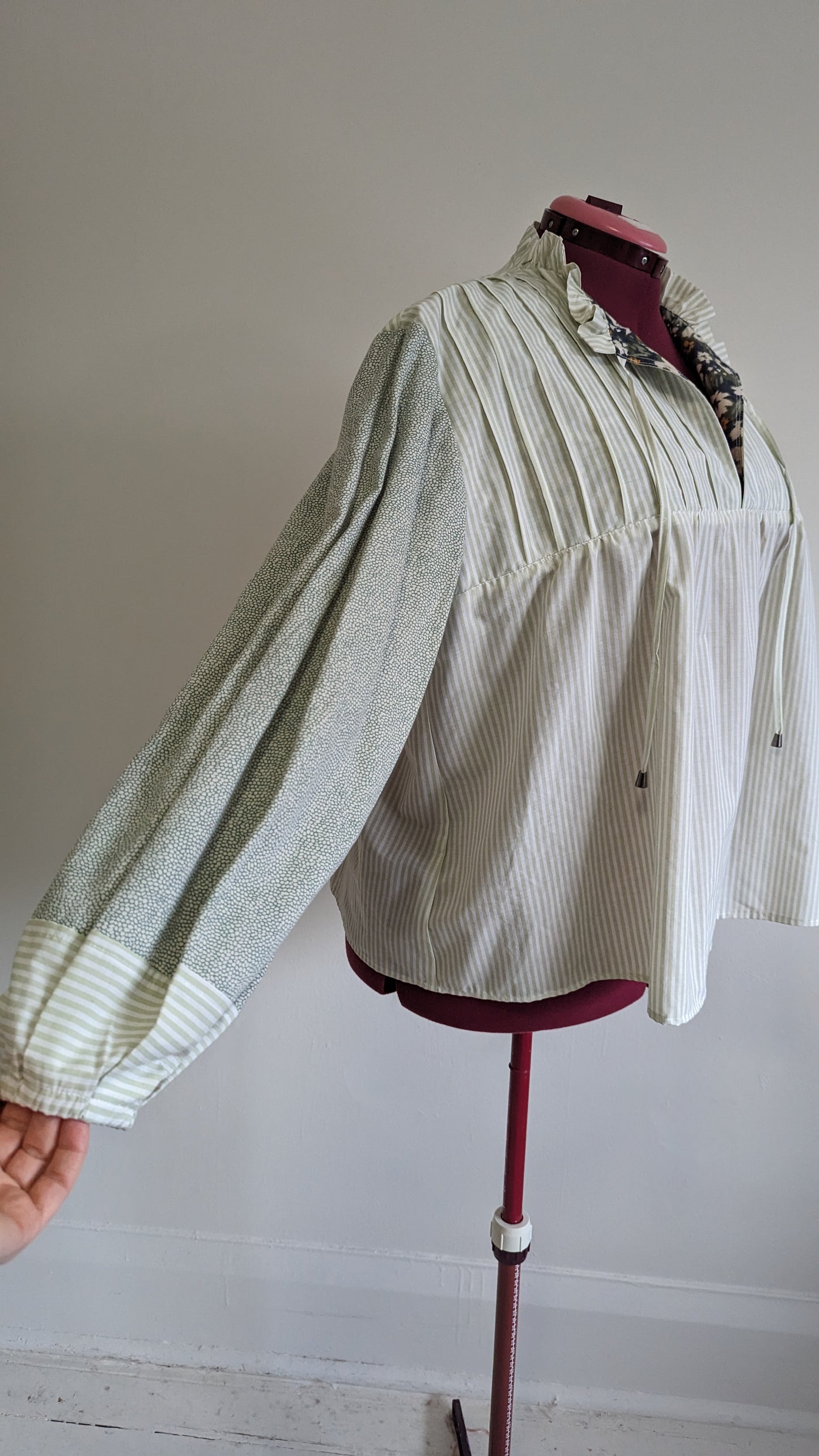 Meg Top with Upcycled Cotton 2X/3X #MEGTOP5