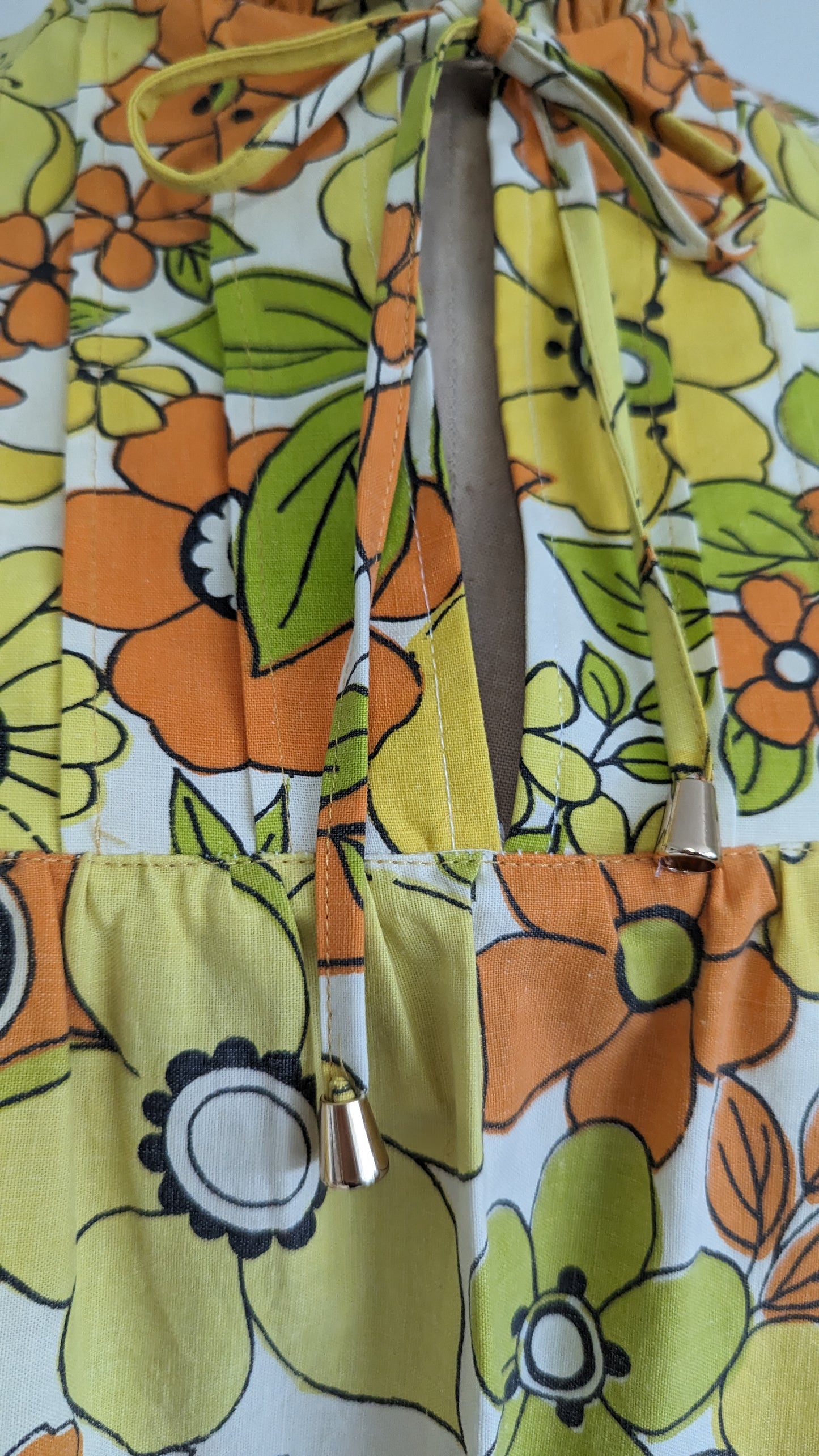 Meg Top with Vintage Fabric XS/S #MEGTOP1