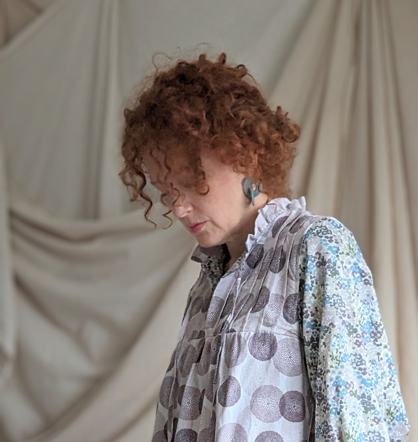 Meg Tunic with Upcycled Fabrics XL/2X #MEGTU12