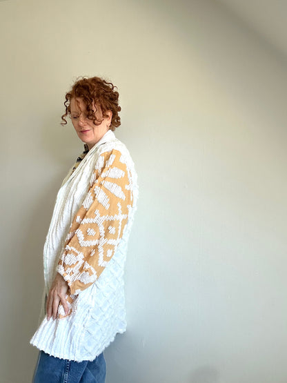Vivianne Jacket with Upcycled Vintage Chenille Size XL/2X #CVJCHX2X20