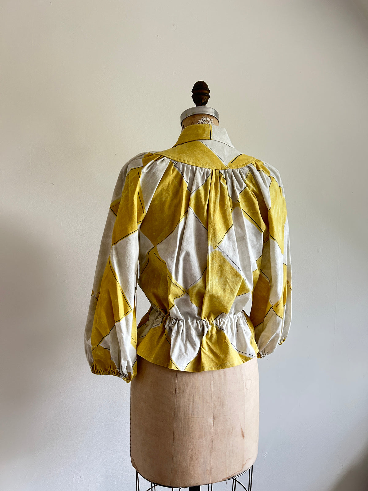 Jorgen Blouse - One of a Kind Upcycled Cotton Buttondown Size XS/S #JORXXS6