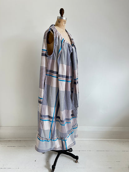 Marlowe Maxi Dress with Upcycled Cotton Blend O/S # MAR3
