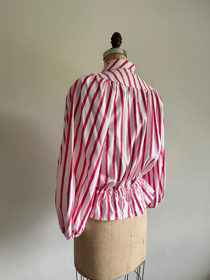Jorgen Blouse - One of a Kind Upcycled Buttondown Size L/XL #JORLXL19