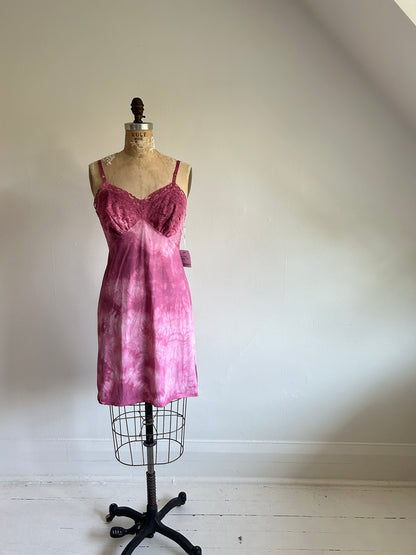 Hand Dyed Vintage Slip Dress Size S #VIN18