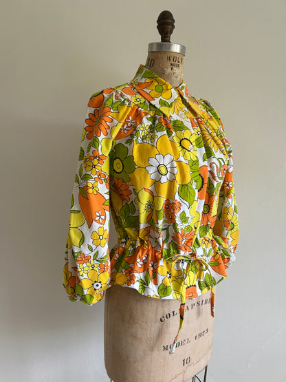 Jorgen Blouse - One of a Kind Upcycled Buttondown Size S/M #JORSM9