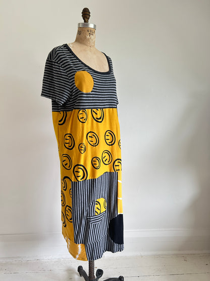 Vintage & Upcycled Tshirt Dress Size XL/2X #TDRESS6