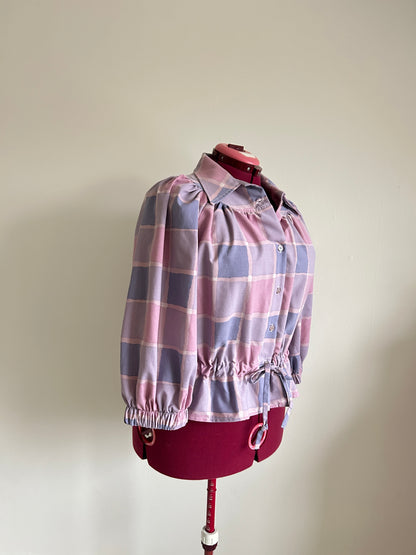 Jorgen Blouse - One of a Kind Upcycled Buttondown Size L/XL #JOR7