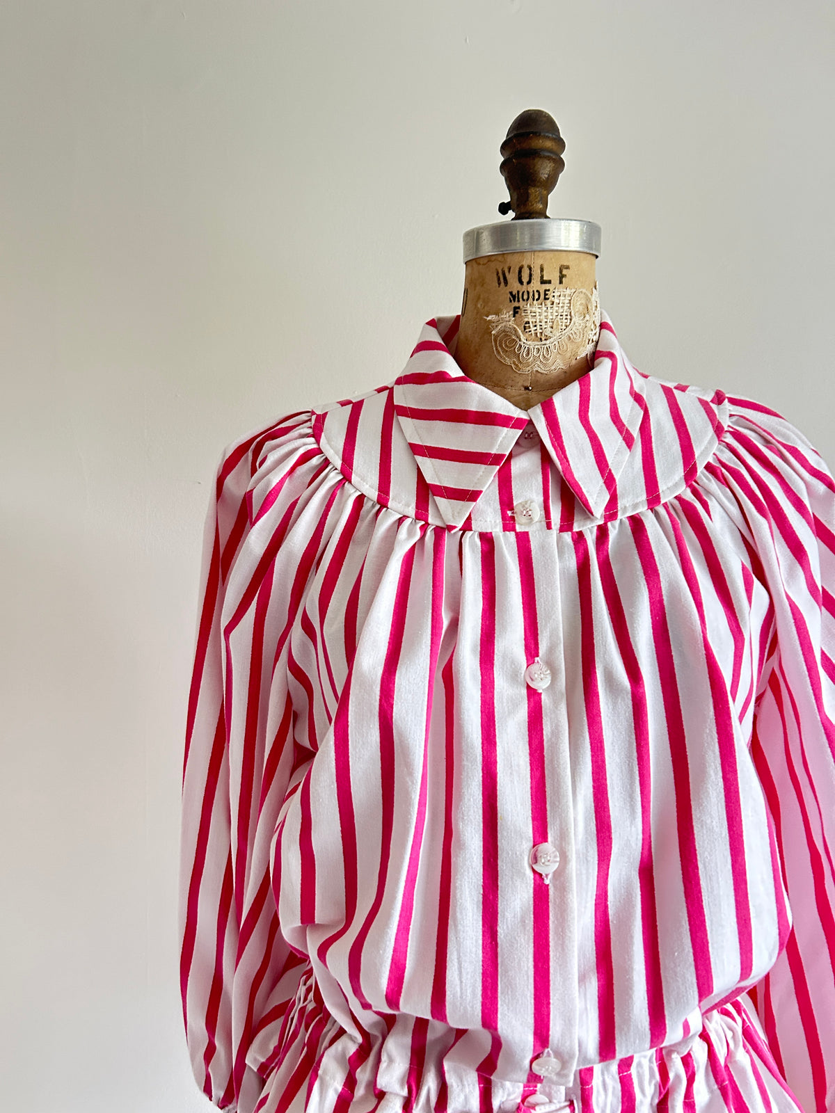 Jorgen Blouse - One of a Kind Upcycled Buttondown Size L/XL #JORLXL19