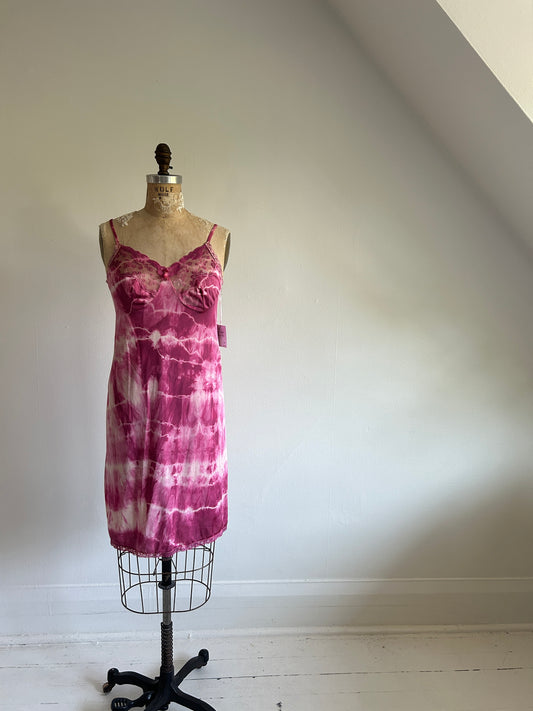 Hand Dyed Vintage Slip Dress Size S/M #VIN22