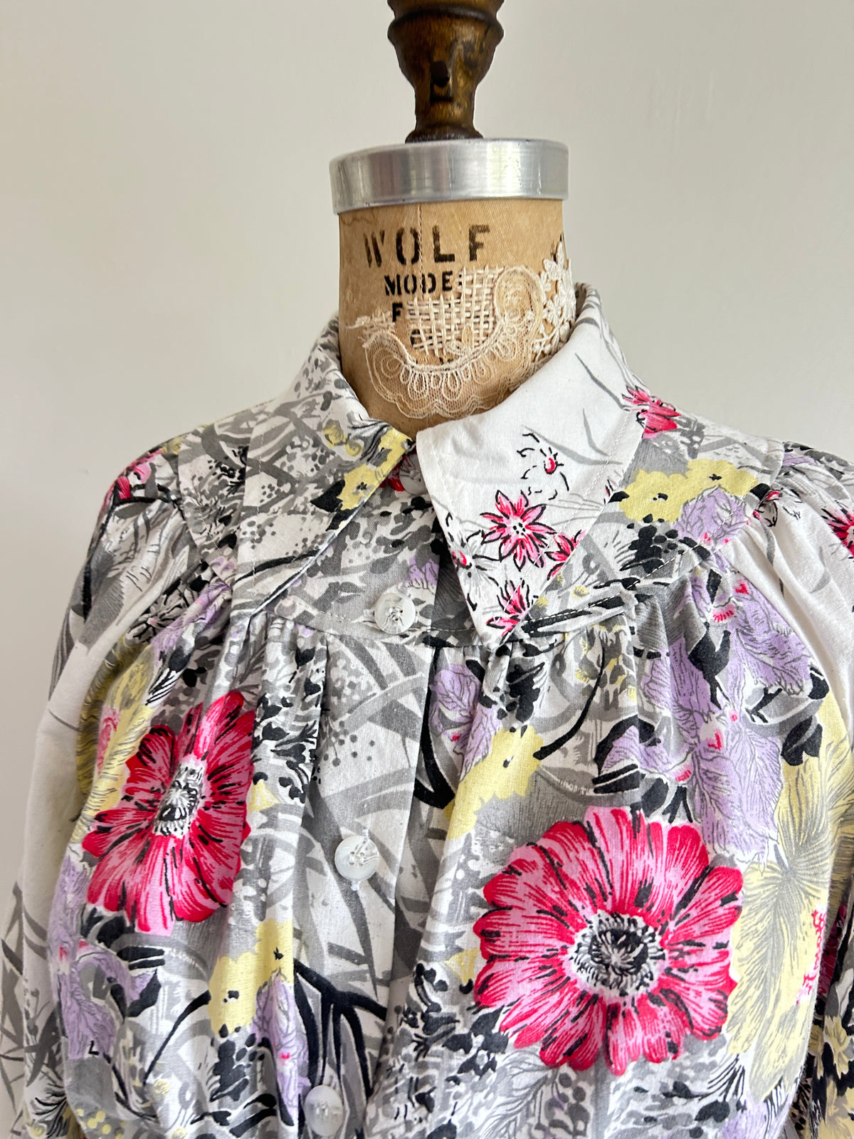 Jorgen Blouse - One of a Kind Upcycled Buttondown Size S/M #JORSM4
