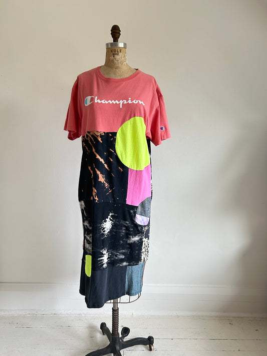 Vintage & Upcycled Tshirt Dress Size L/XL #TDRESS8