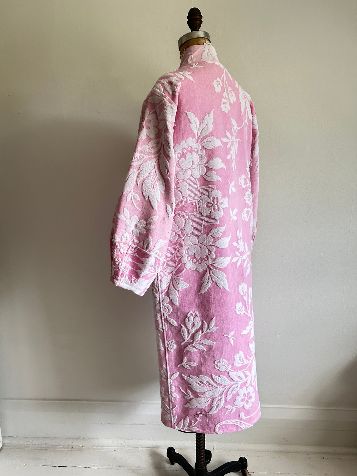 Vivianne Duster with Upcycled Throw Blanket Size S/M & XL/2X #CVDT1