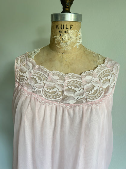 Vintage Baby Doll in Powder Pink Size L #VIN