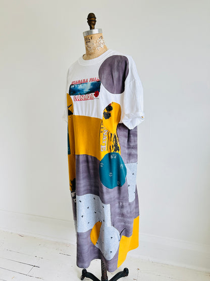 Vintage & Upcycled Tshirt Dress Size XL/2X #TDRESS1