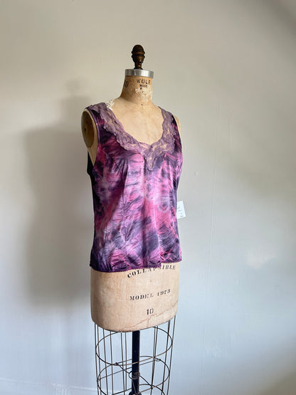 Hand Dyed Vintage Cami Size M/L #VIN12