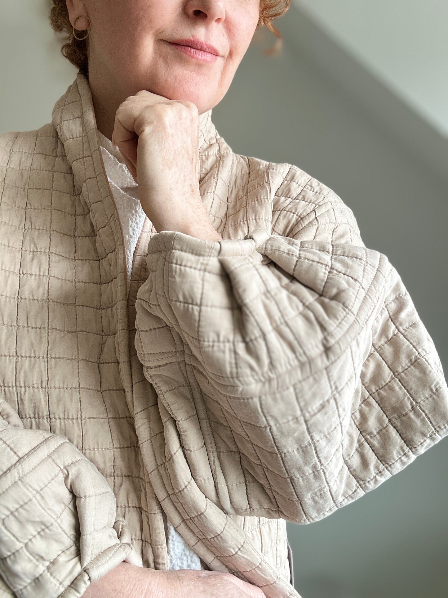 Vivianne Jacket Upcycled Quilt Size M/L #CVJQML108