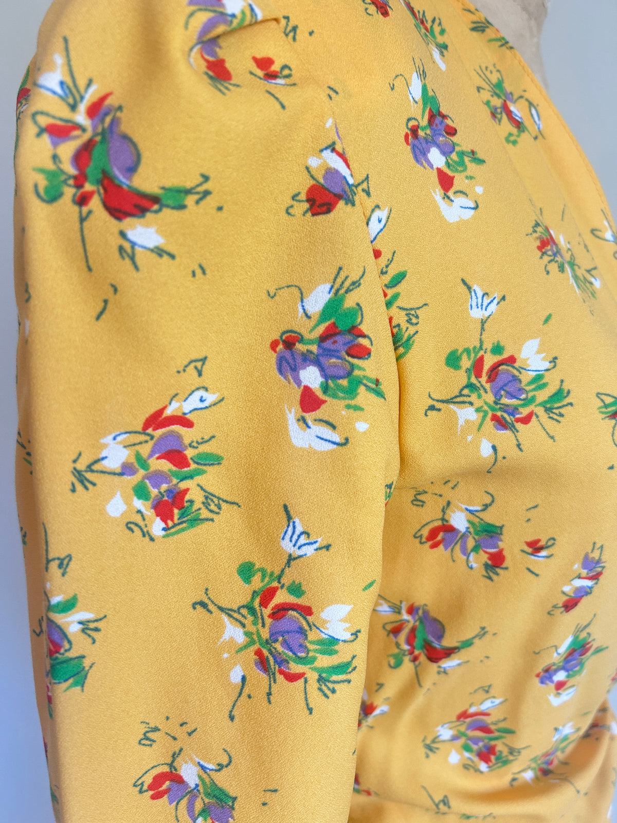 Vintage 80s Wrap Dress Size XS/S #VIN23