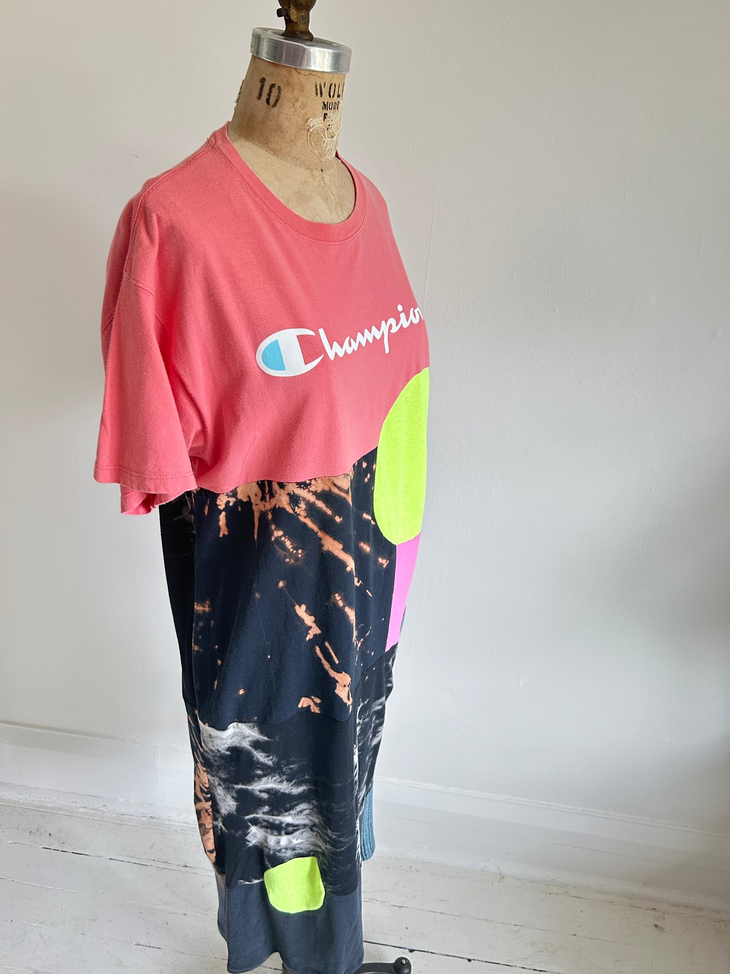 Vintage & Upcycled Tshirt Dress Size L/XL #TDRESS8