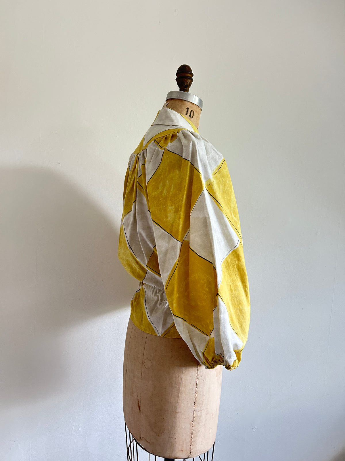 Jorgen Blouse - One of a Kind Upcycled Cotton Buttondown Size XS/S #JORXXS6