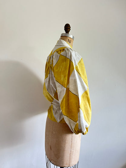 Jorgen Blouse - One of a Kind Upcycled Cotton Buttondown Size XS/S #JORXXS6