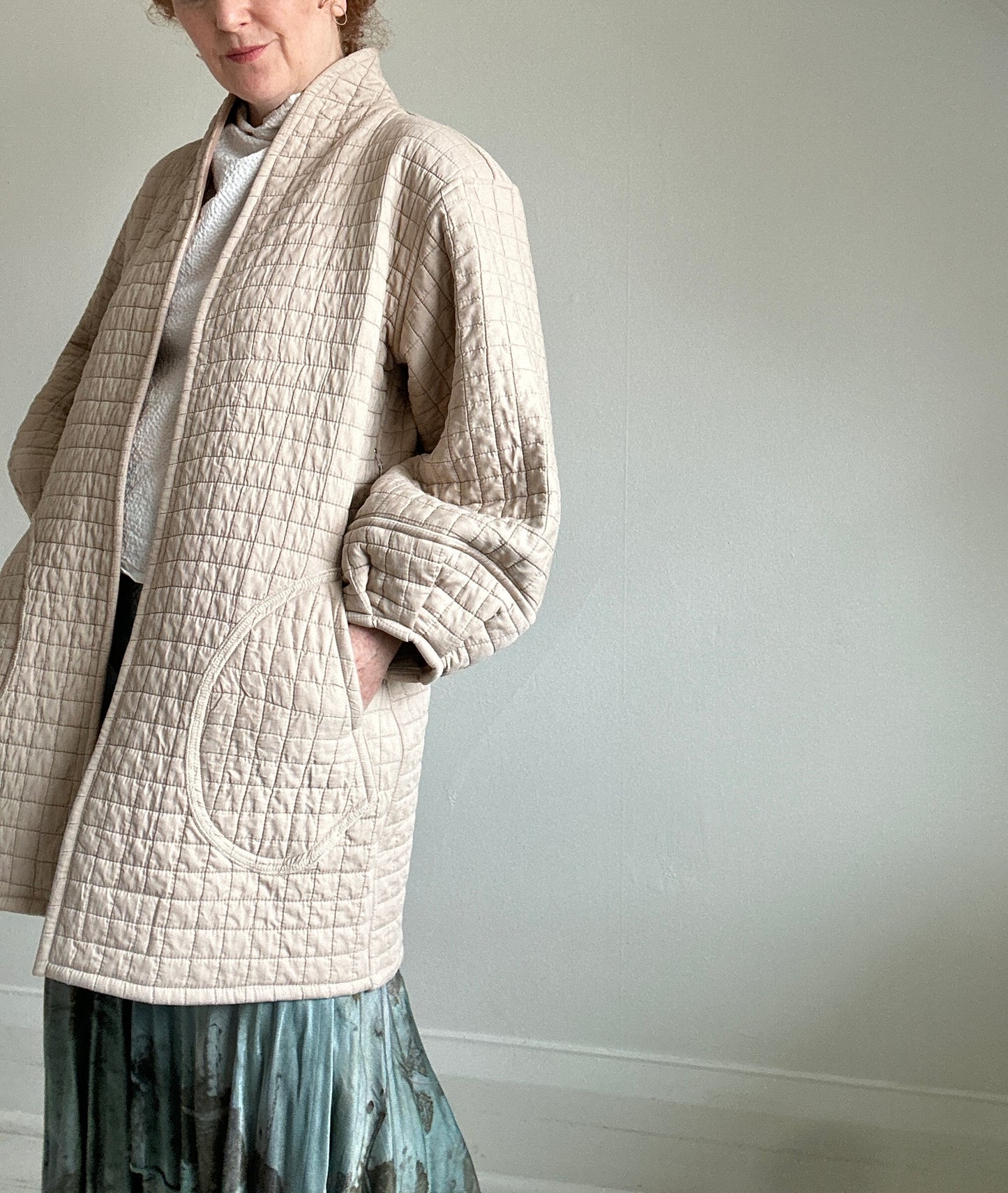 Vivianne Jacket Upcycled Quilt Size M/L #CVJQML108