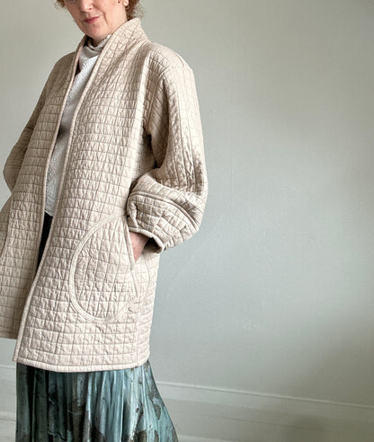 Vivianne Jacket Upcycled Quilt Size M/L #CVJQML108